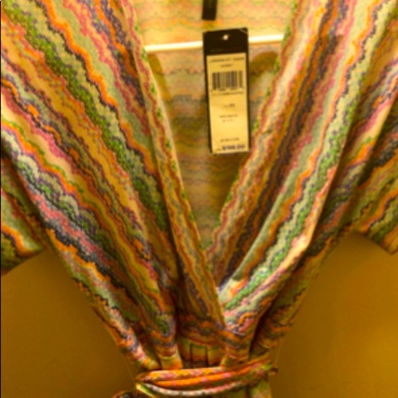 NWT BCBG Avery Multicolored Dress XS - Picture 7 of 10